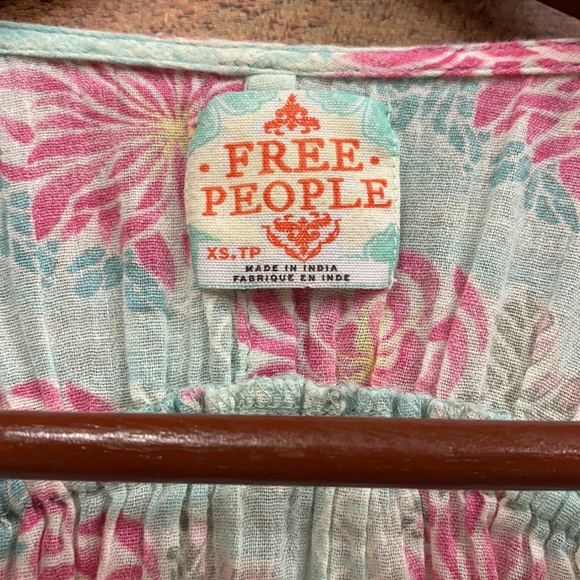Free People Floral Top - Picture 3 of 5
